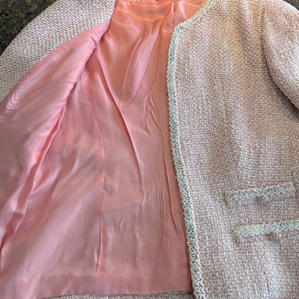 Luisa Spagnoli size 46 tweed blazer - Picture 15 of 16